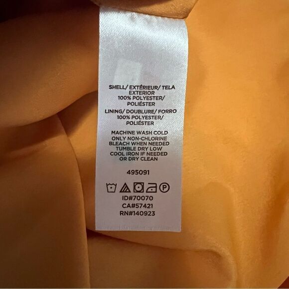 Loft Outlet Yellow Floral Cap Sleeve Dress Size S - Picture 6 of 6